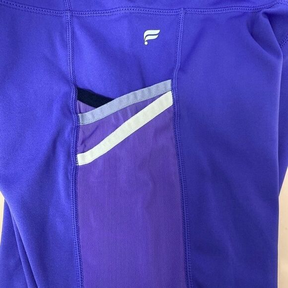 Fabletics womans sheer side panel pocket active wear leggings xs - Picture 4 of 5